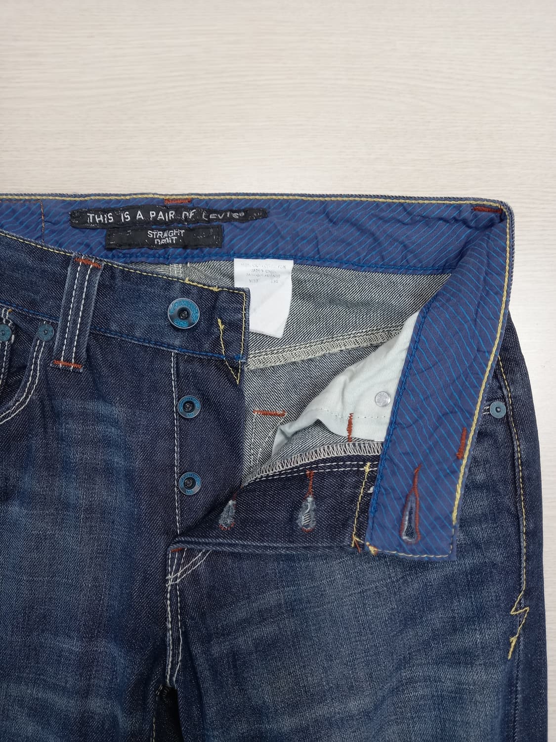 30 리바이스 워싱 약부츠컷 진청 30-228 상품이미지6