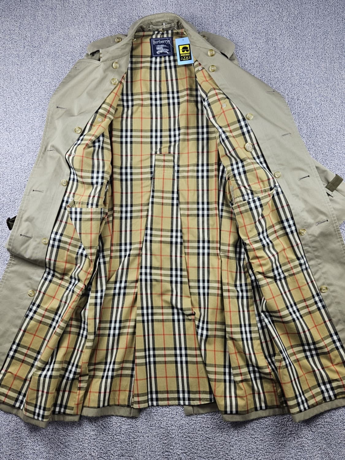 버버리 노바체크 헌팅트림 트렌치 코트 ( 40 ) / 10593 상품이미지7
