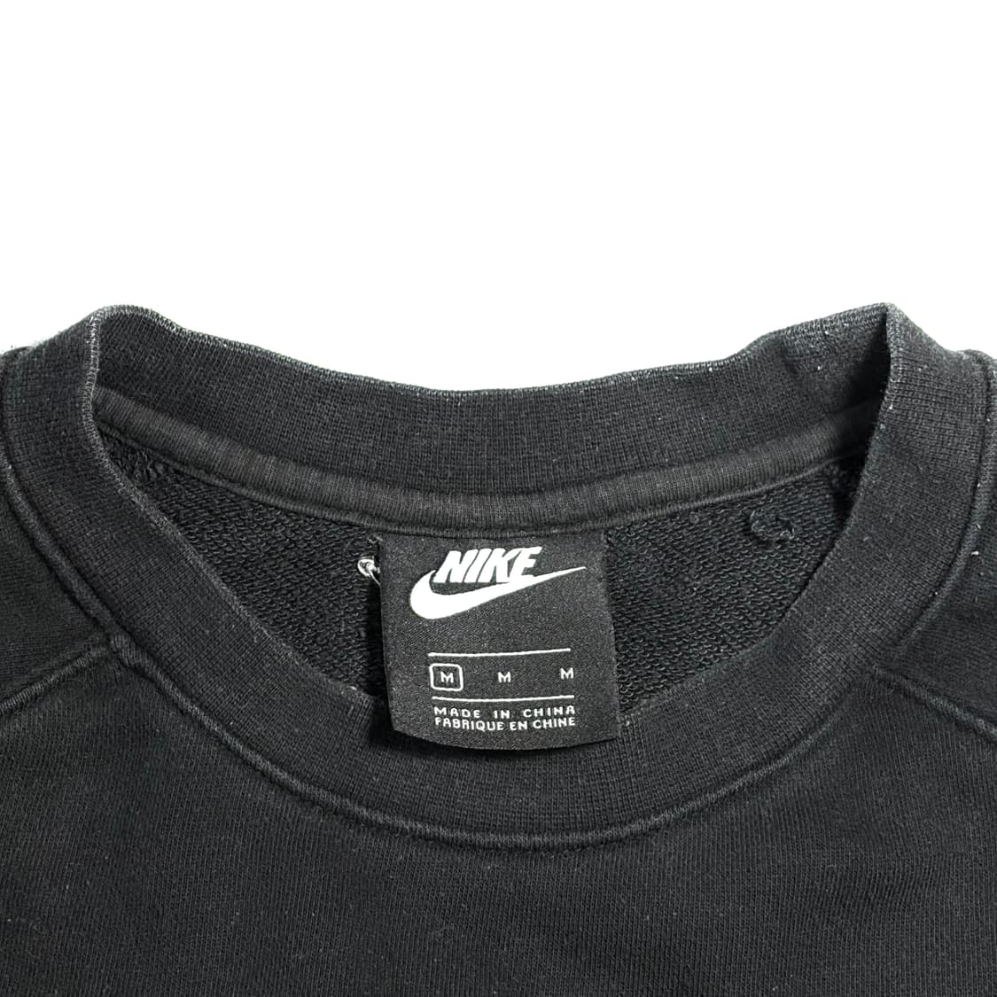 나이키 더블 스우시 블랙 맨투맨 M 상품이미지3