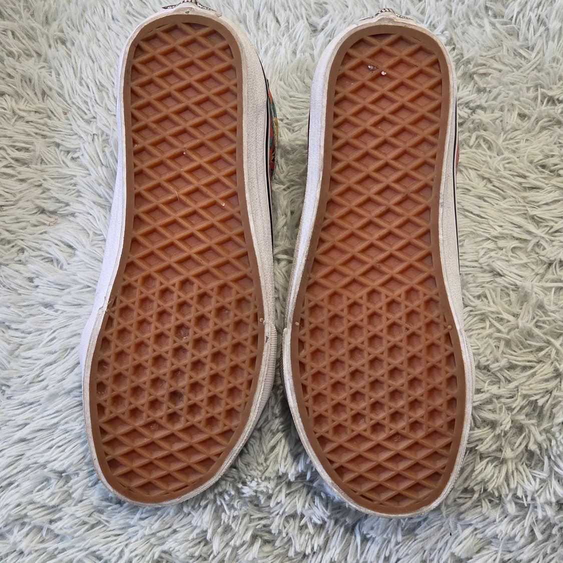 4q-4:반스 스타워즈 스케이트-하이 플로럴 패턴 (약 22.5cm) 상품이미지9