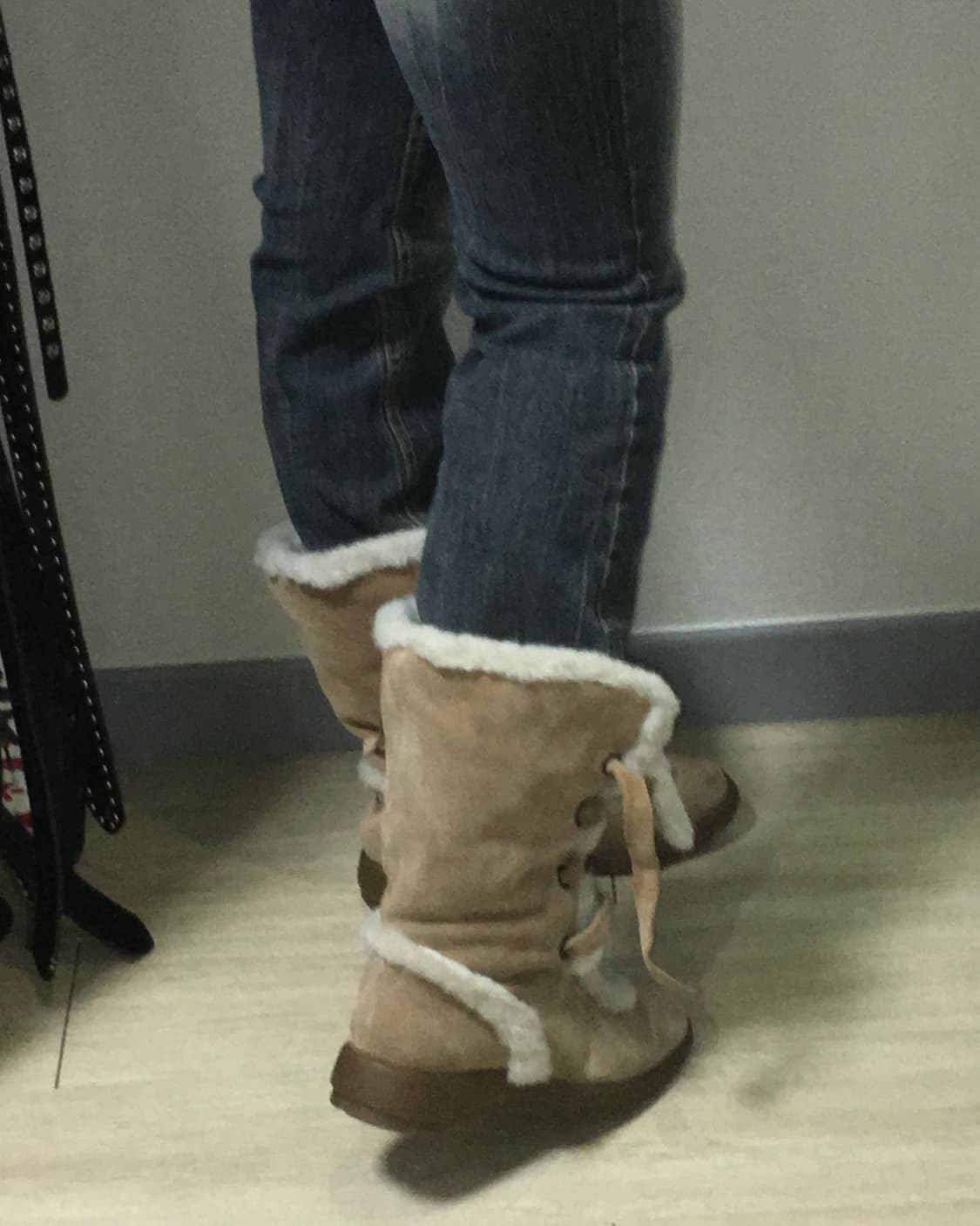 beige fur boots 235-240 상품이미지7