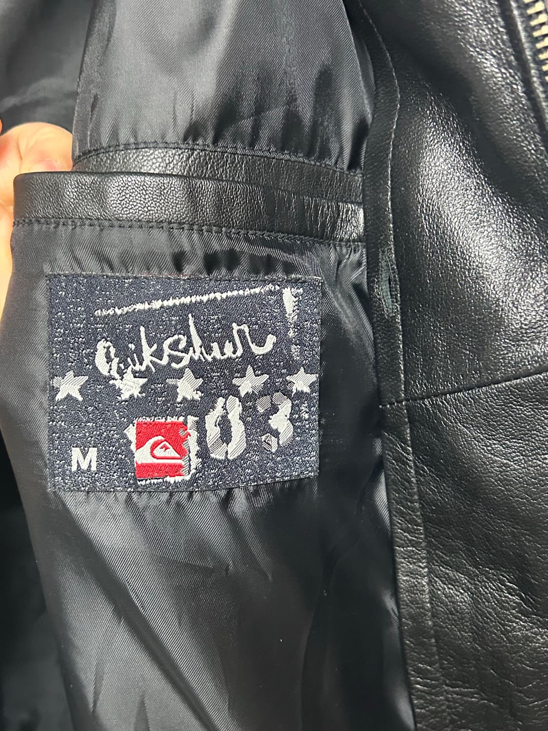 Quiksilver 퀵실버 양가죽 자켓 M 상품이미지8