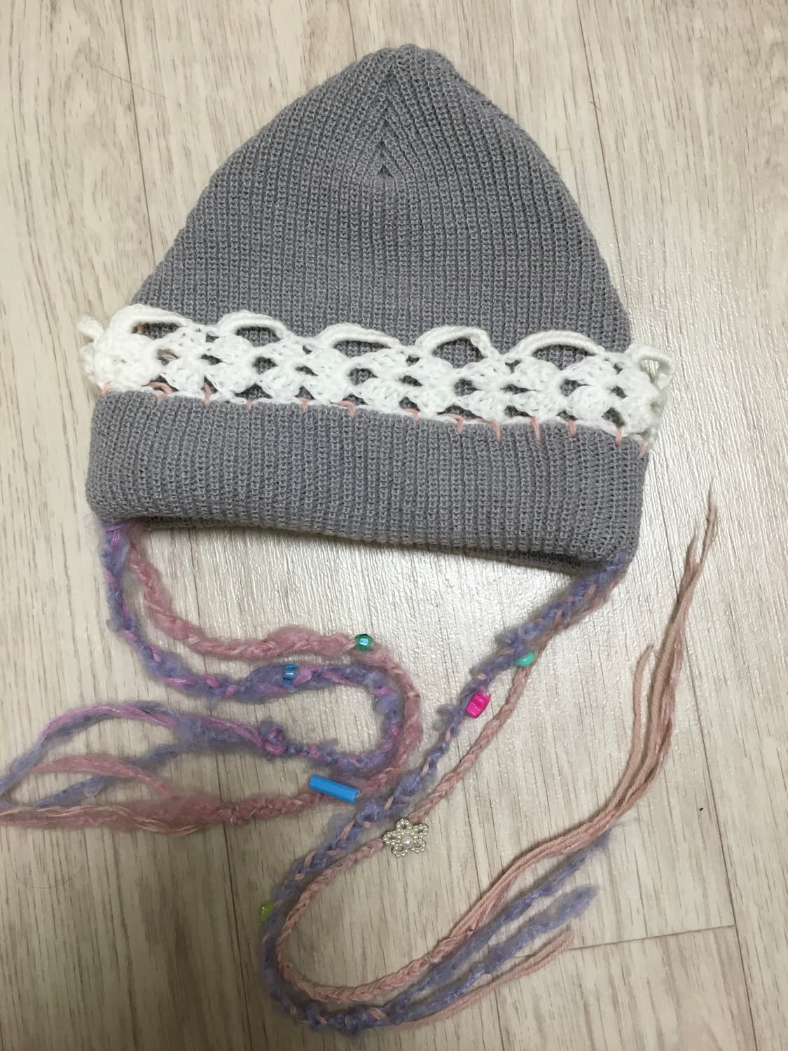 하라주쿠 SHEEP yusho 핸드메이드 비니 상품이미지2