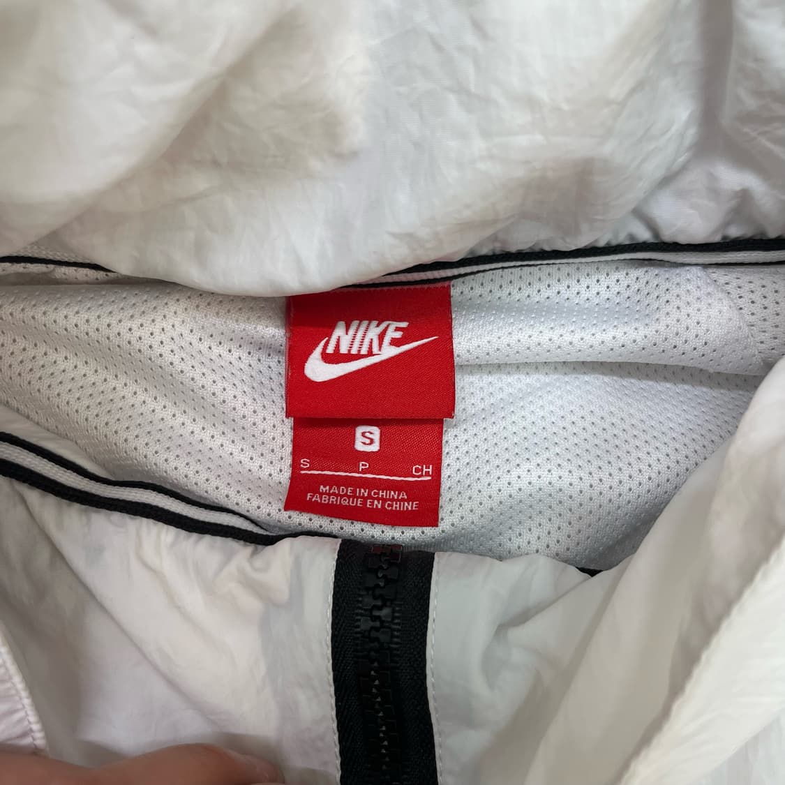 Nike white big swoosh anorak 상품이미지6