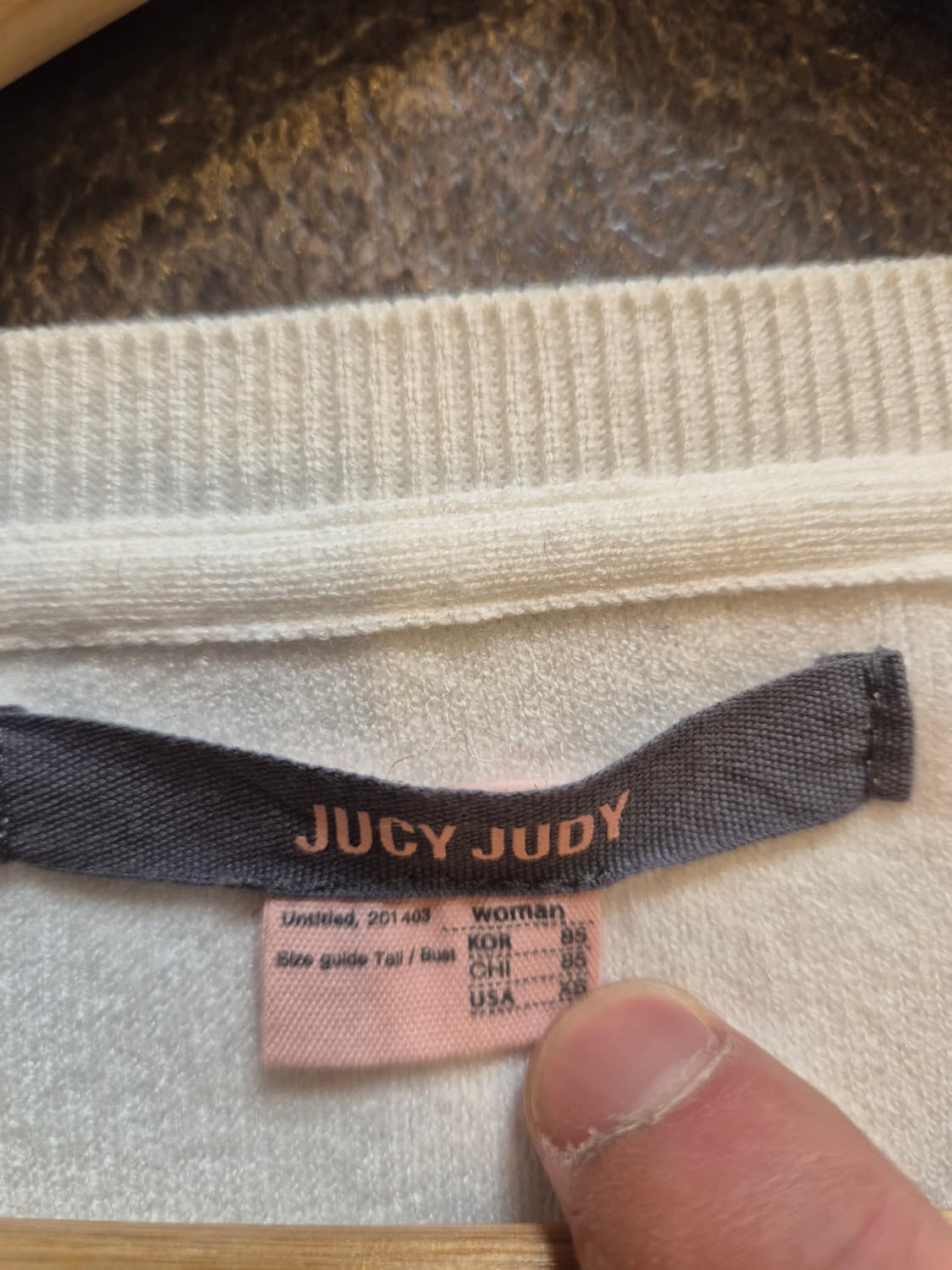 [85]쥬시쥬디 크롭 니트 스웨터 상품이미지2