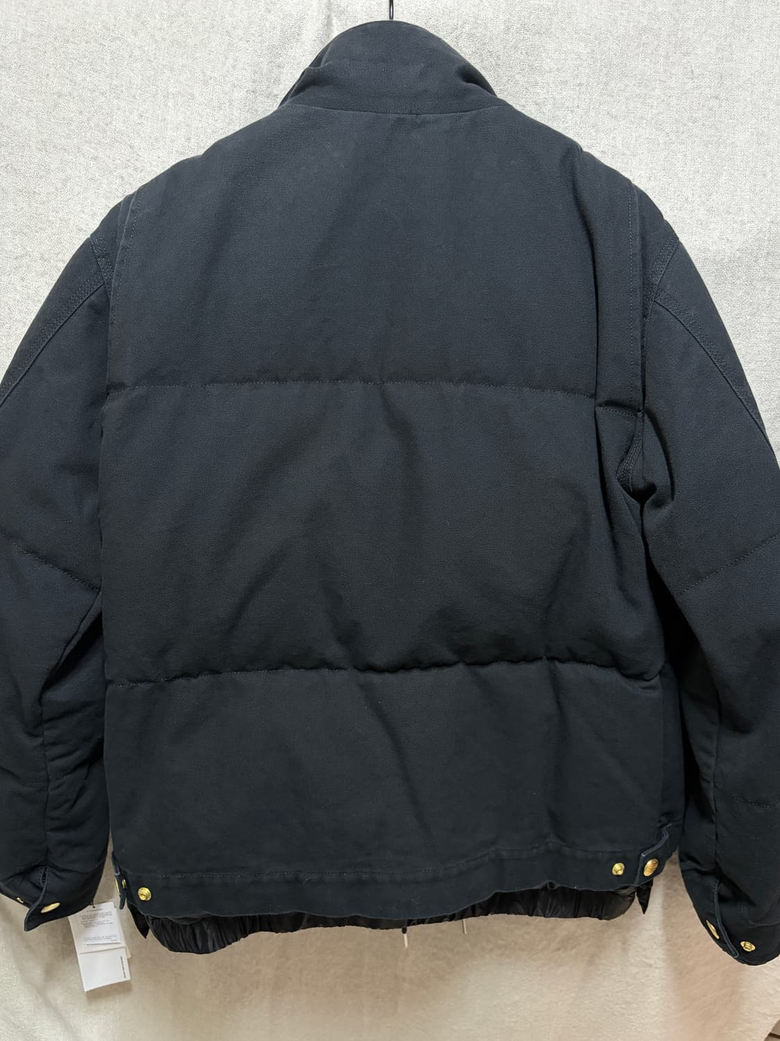 사카이 x 칼하트 SACAI x Carhartt  덕다운자켓 블랙 상품이미지9