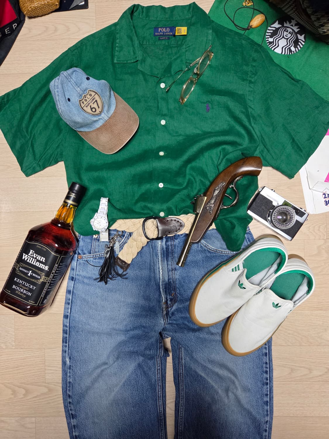 (새상품)(셔츠 팬츠 포함)POLO RALPH LAUREN 린넨  상품이미지3
