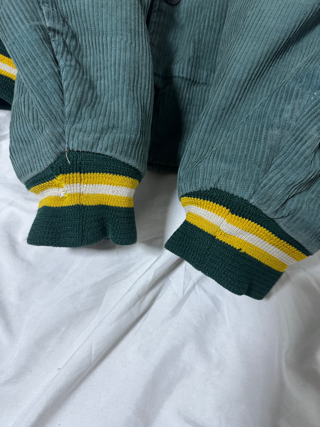 Apollo 와펜 패치 코듀로이 스타디움 자켓 바시티 자켓 상품이미지4