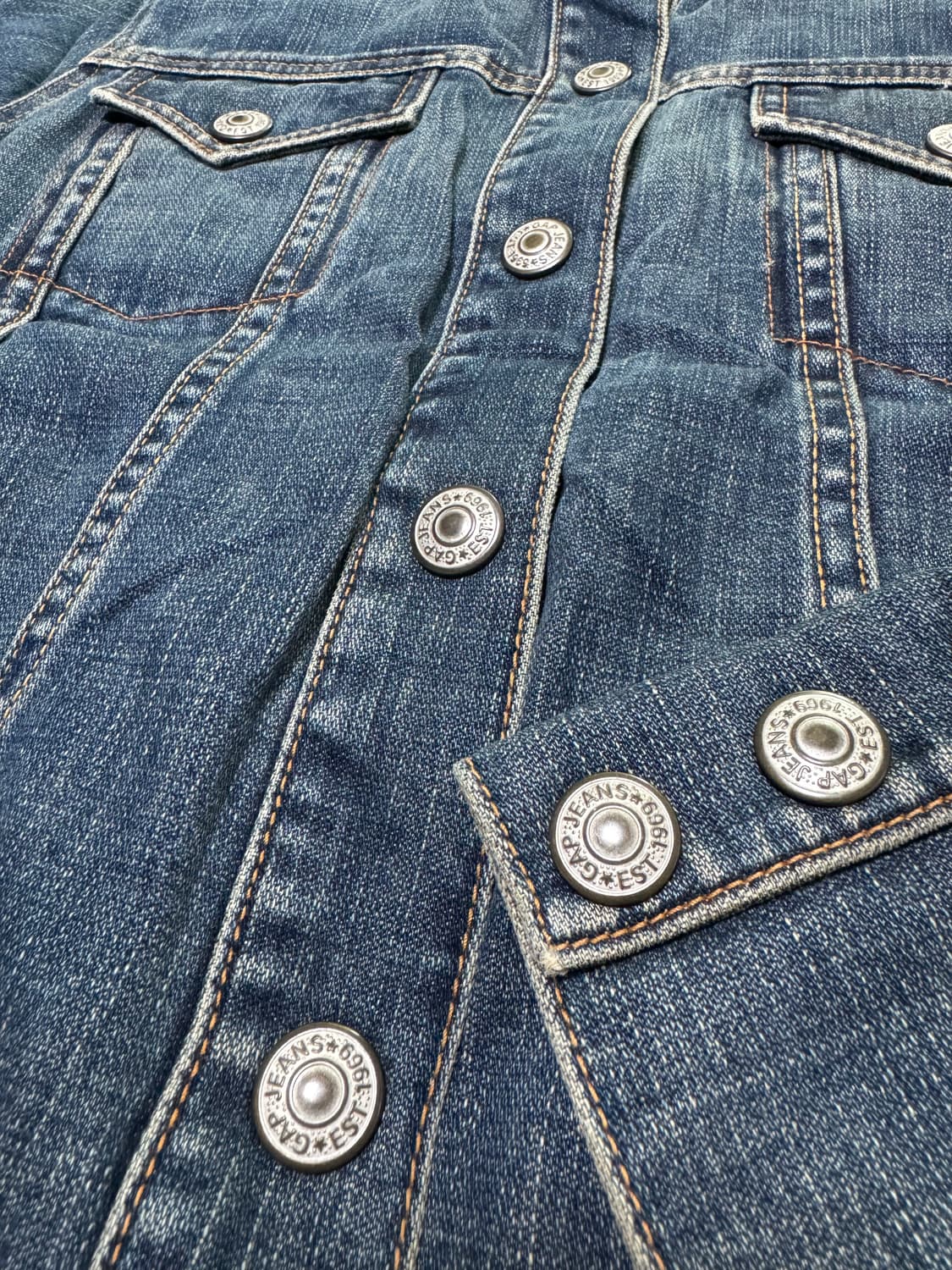 갭 오렌지니트 데님자켓 상품이미지6