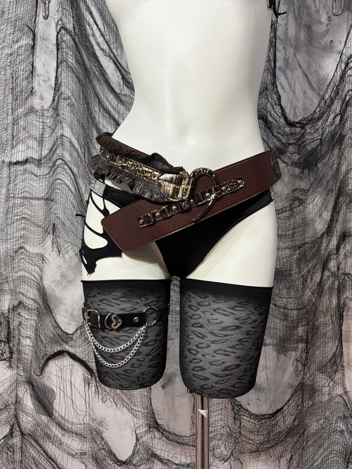 00's hook ring Layered belt 상품이미지2