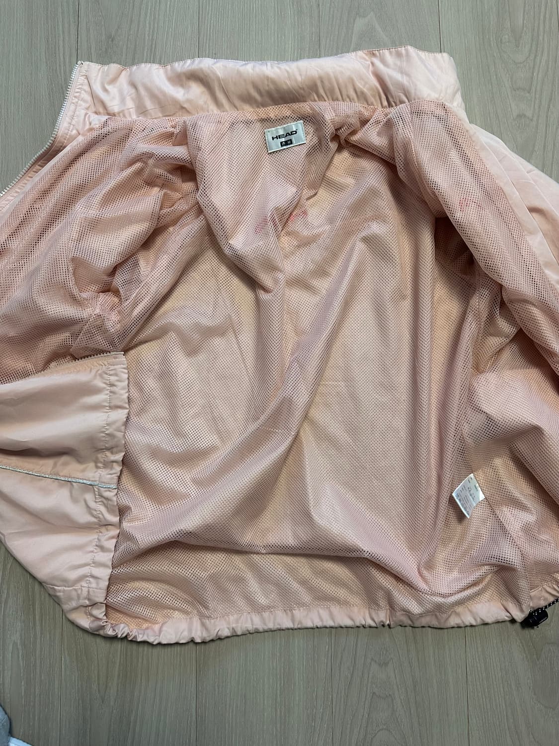 빈티지 헤드 연핑크 바람막이 상품이미지9