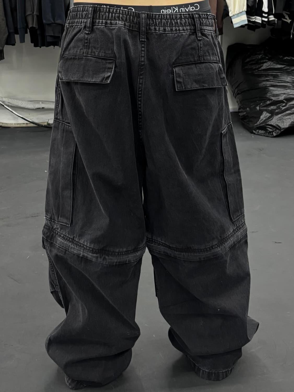 GU x 언더커버 컨버터블 데님 카고팬츠 상품이미지5