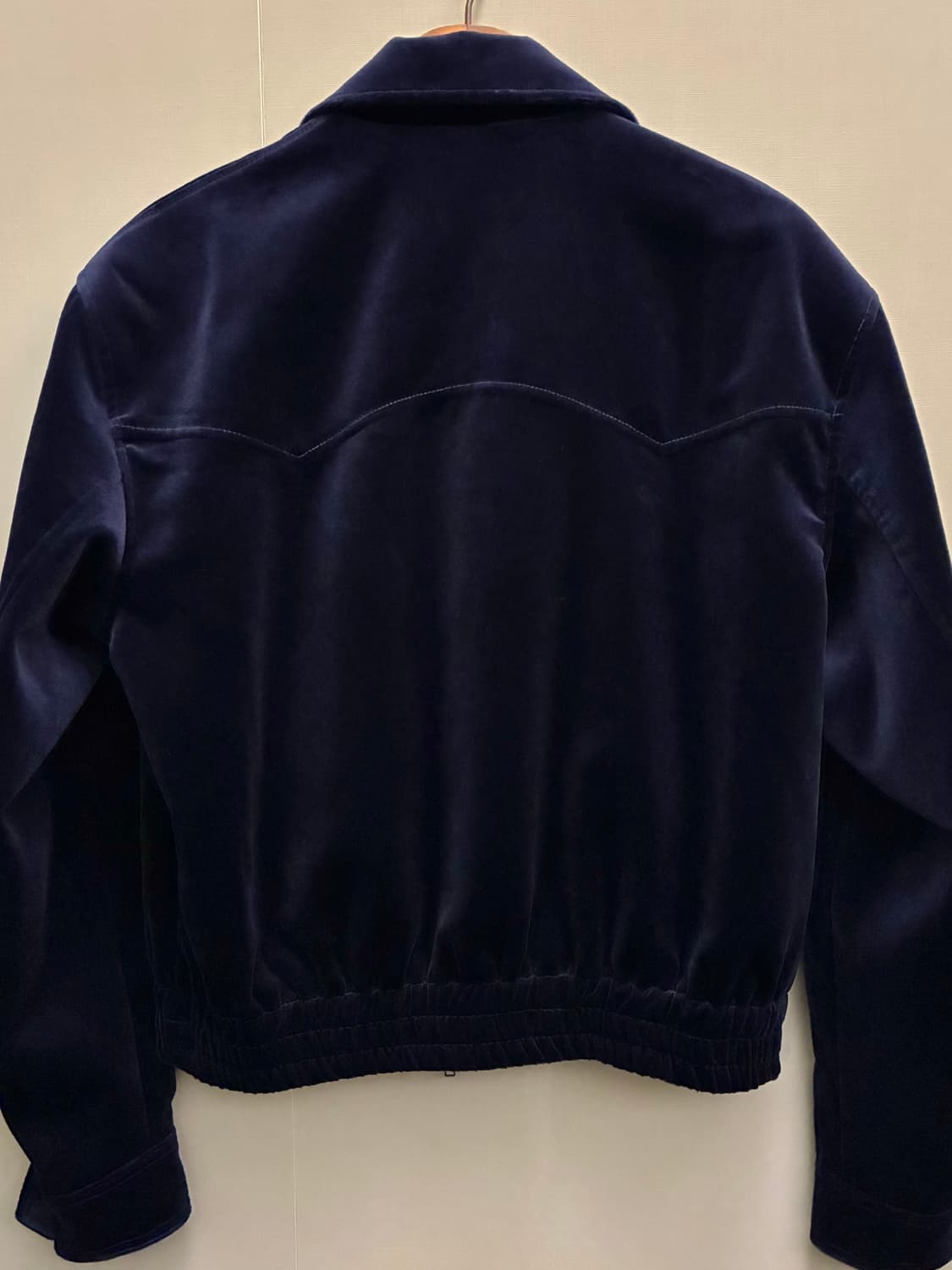 (50/105)Noirer 노이어 벨벳 웨스턴 크롭자켓 네이비 상품이미지6