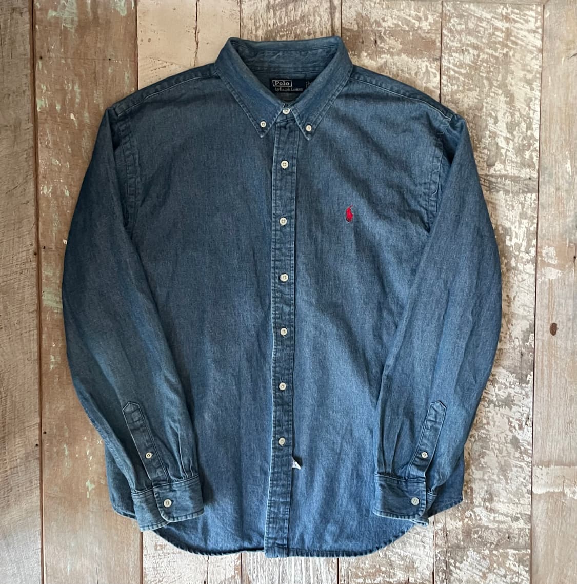 Polo Ralph Lauren Button Down Denim Shir 상품이미지1