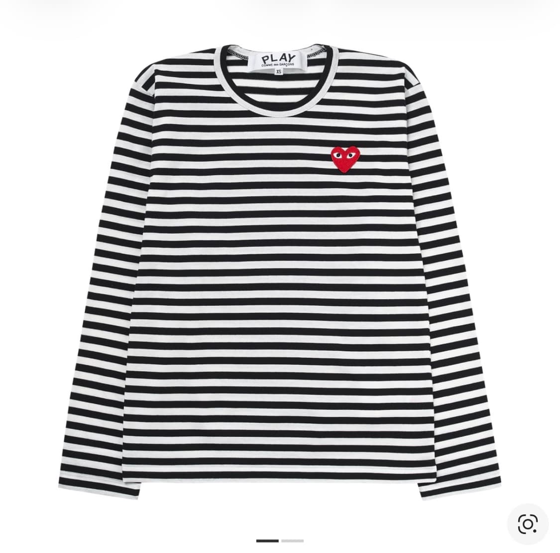 플레이 꼼데가르송 스트라이프 롱슬리브 새상품 상품이미지1