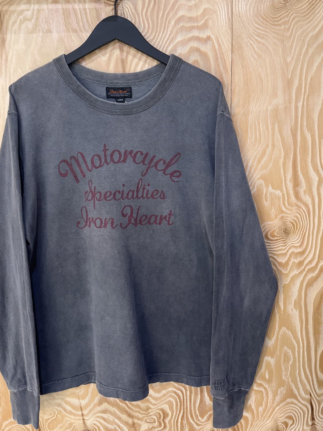 아이언하트 모터사이클 워시드 롱슬리브 상품이미지3