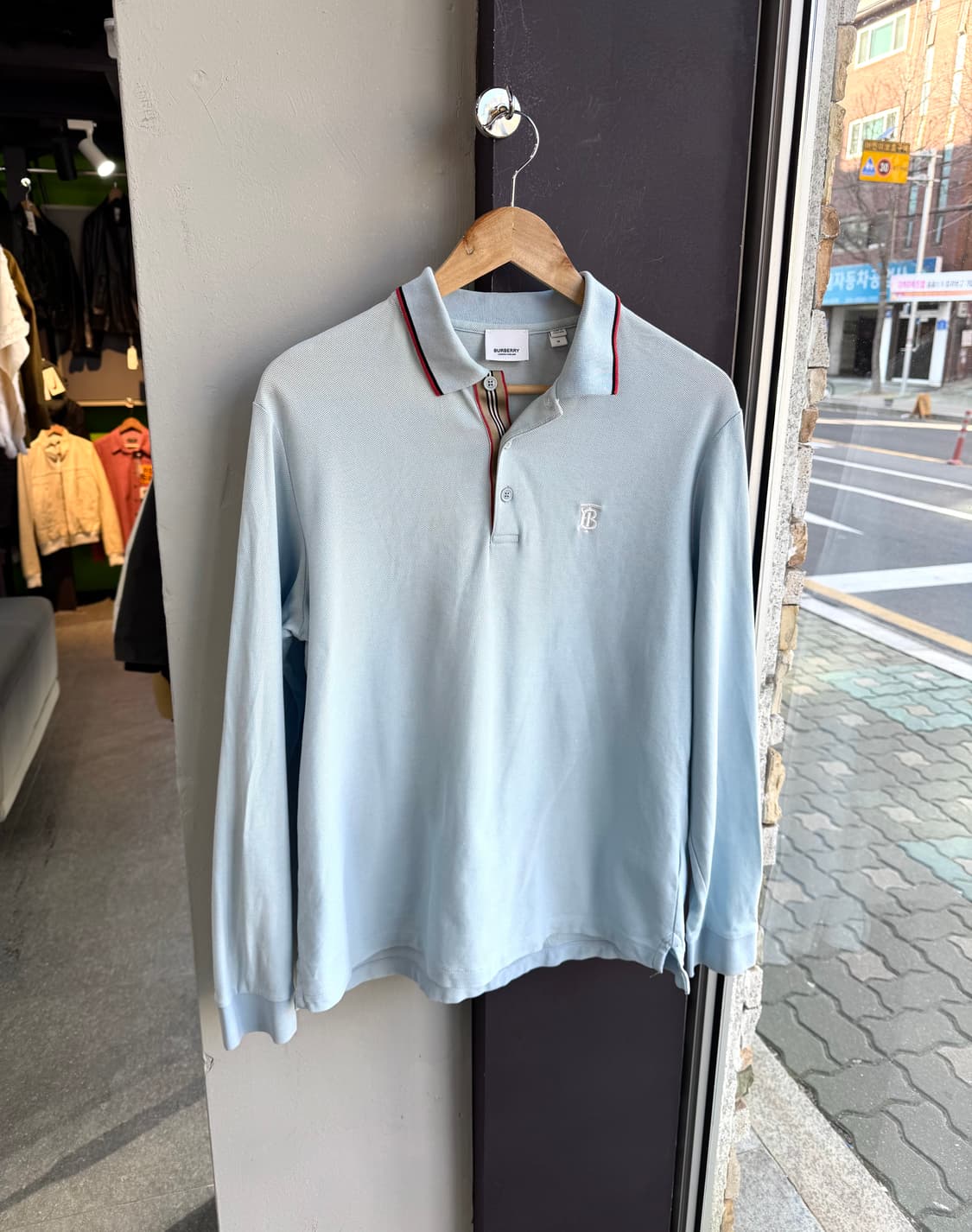 .M/ 버버리 신형 TB로고 폴로 긴팔 상품이미지2
