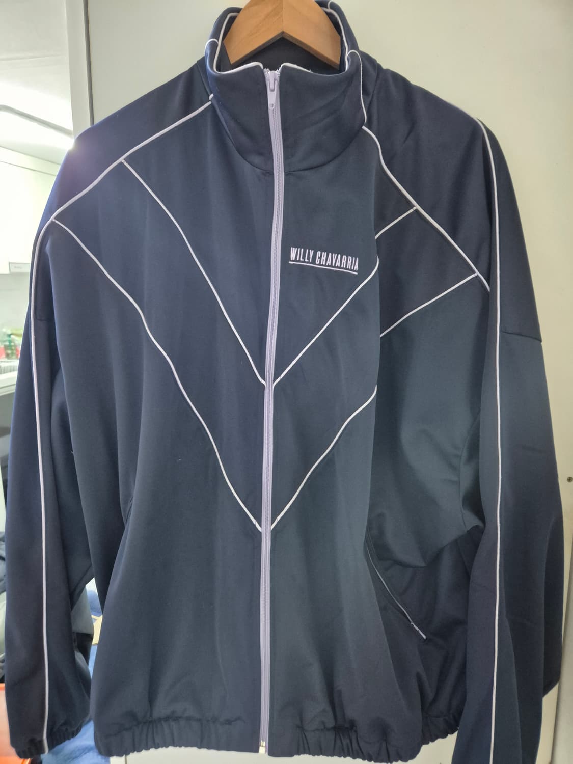[L] willy chavarria 트랙 자켓 네이비 상품이미지1