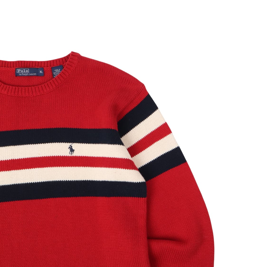 폴로 랄프로렌 레드 스트라이프 니트 상품이미지3
