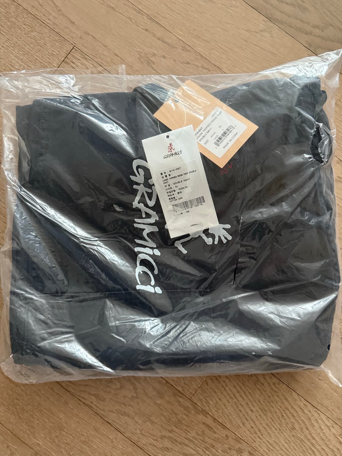 그라미치 루즈테이퍼드 릿지 팬츠 더블 네이비 XL 상품이미지3