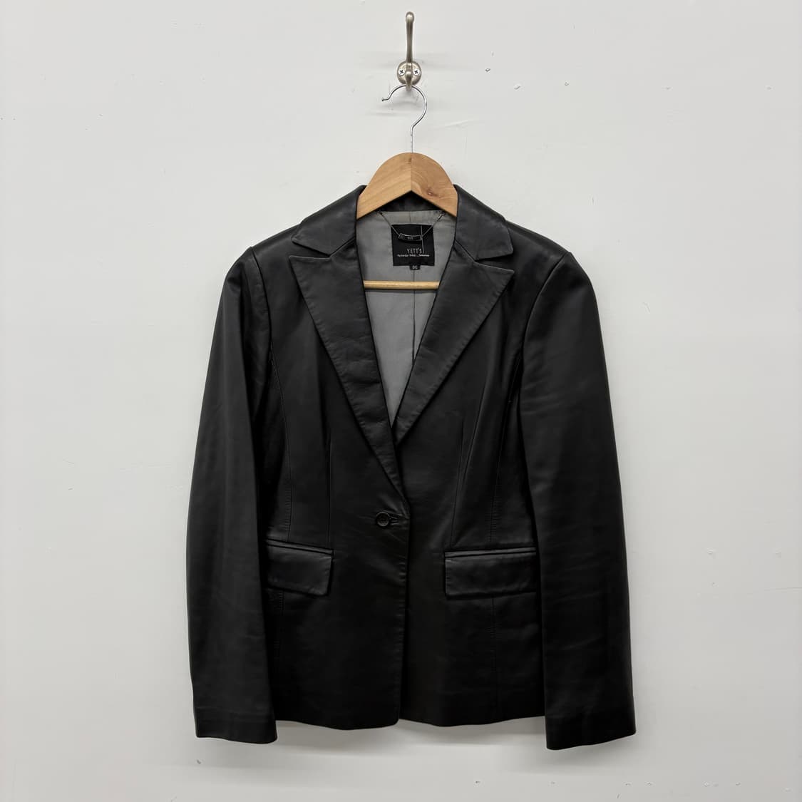 YETTS 양가죽 자켓 블랙 여/M 상품이미지1