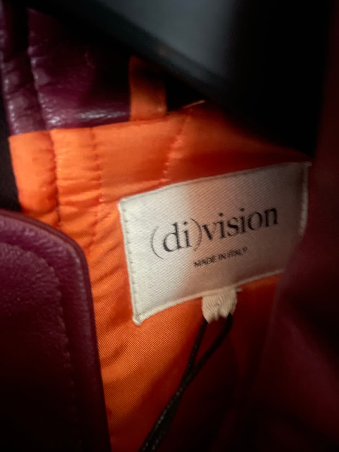 (di)vision 봄버 자켓 버건디 L사이즈 상품이미지6