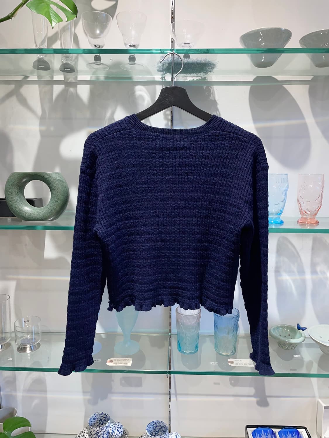 꼼데가르송 트리콧 pleats cardigan  상품이미지2