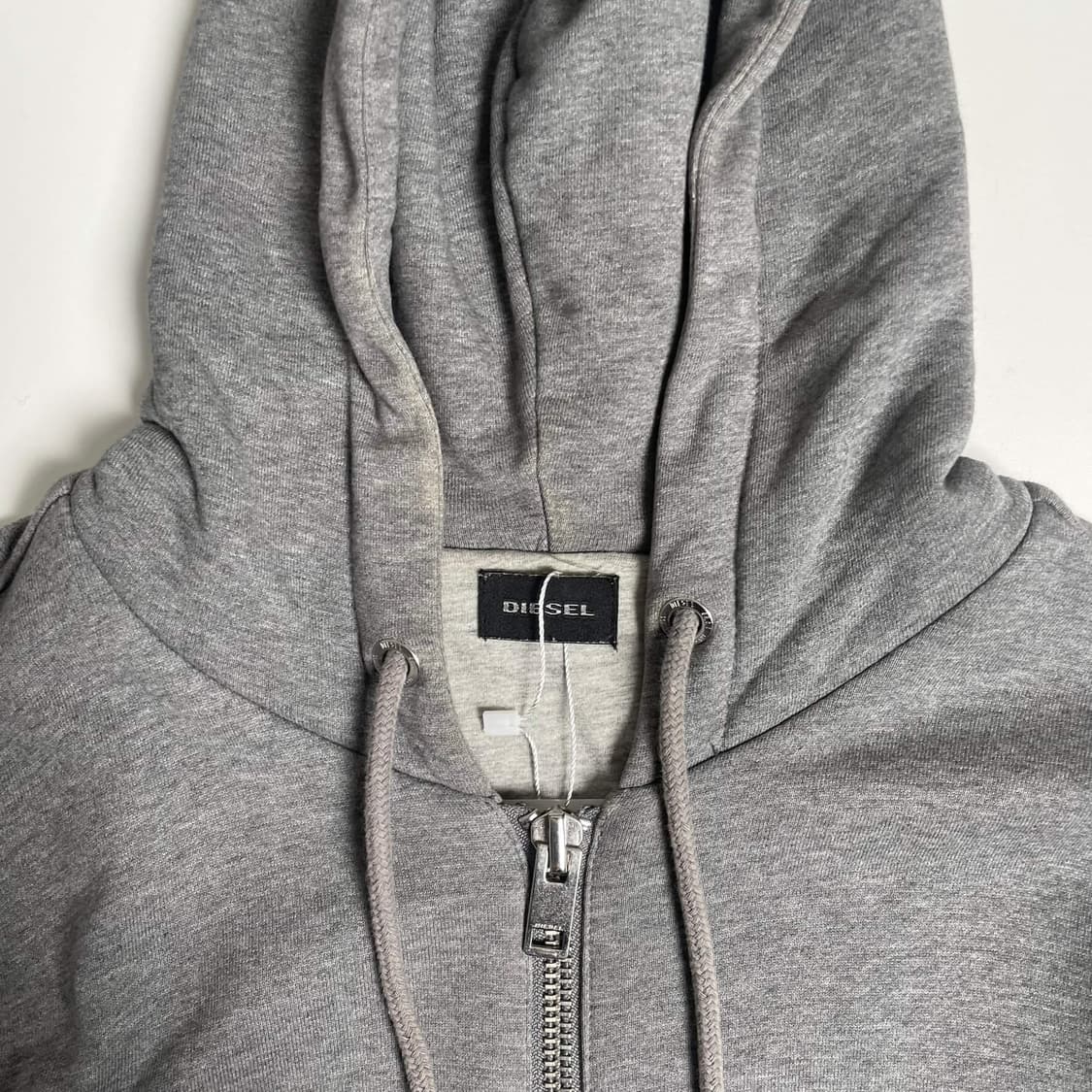 Diesel 데님 져지 레이어드 집업 후드 상품이미지8