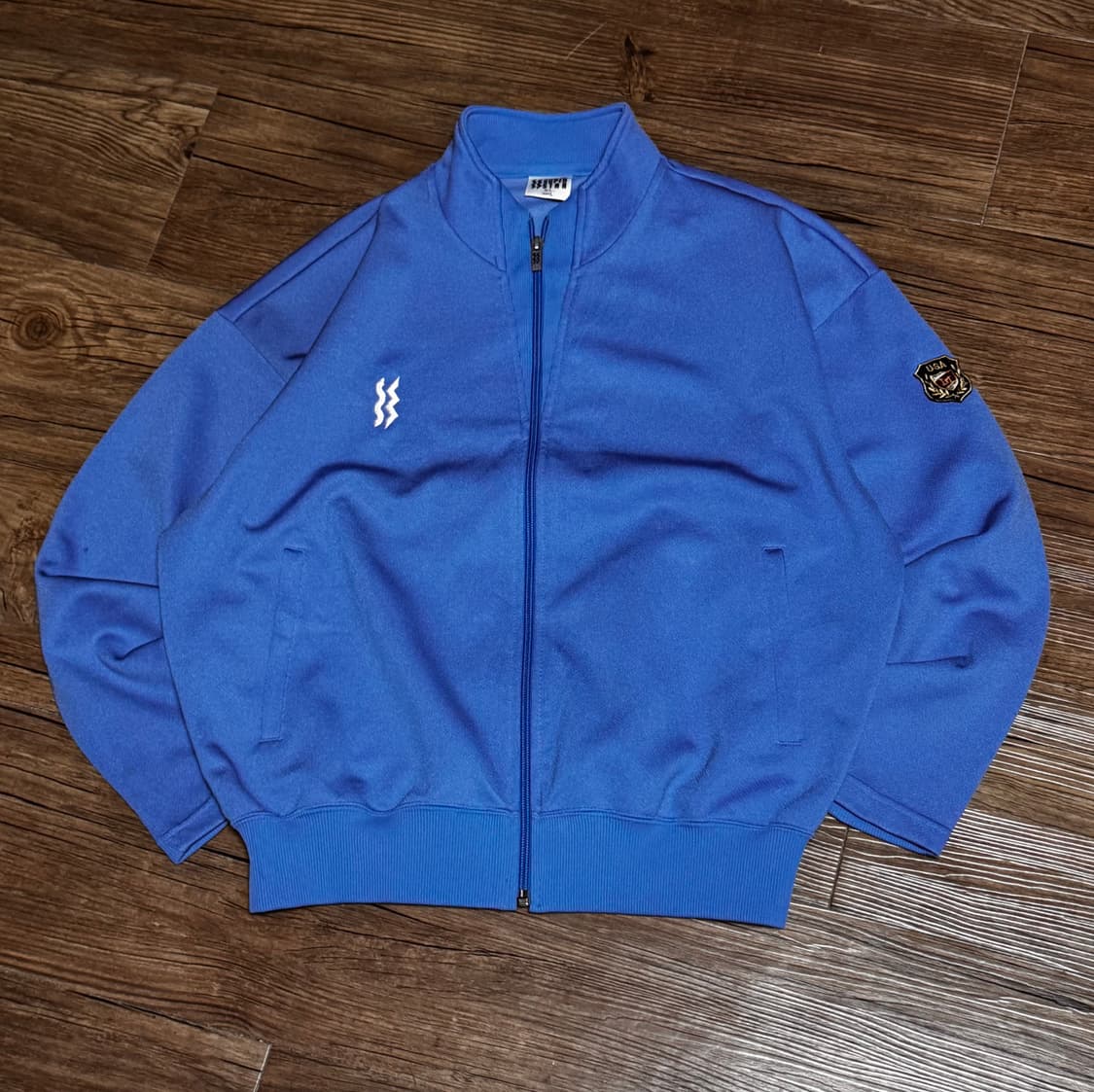 [L] 슈퍼스타 USA패치 블루종 져지 상품이미지2