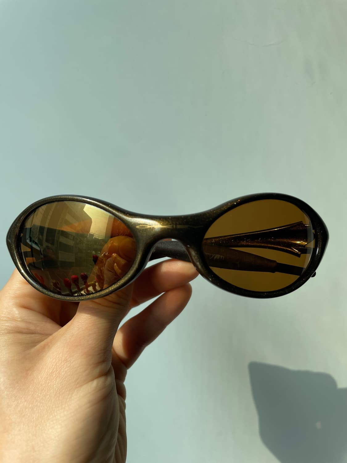 오클리 아이자켓1.0 블랙골드 골드이리듐 상품이미지2