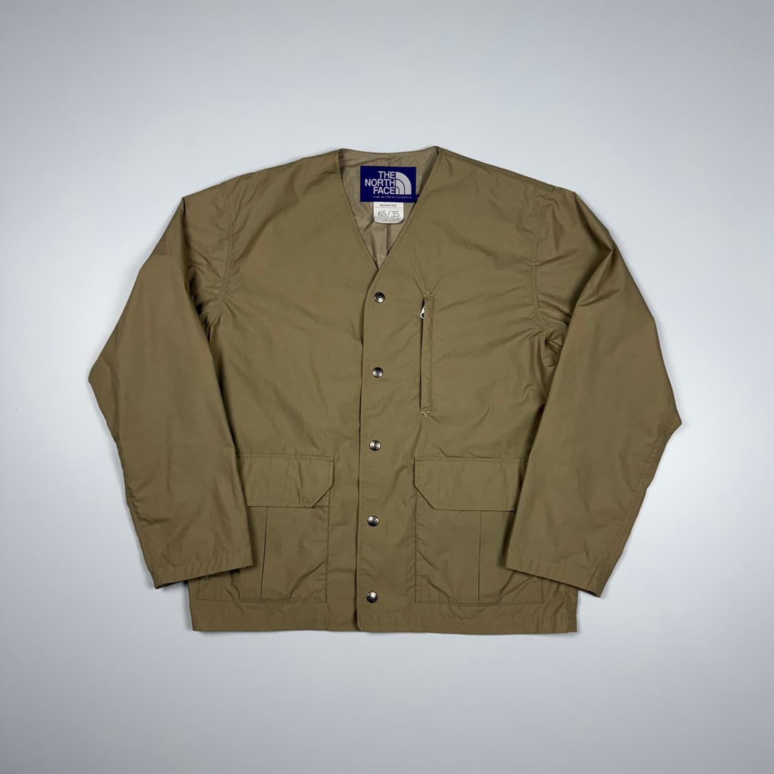 (103) 노스페이스 퍼플라벨 미드웨이트 호버 필드 가디건 카키베이지 상품이미지1