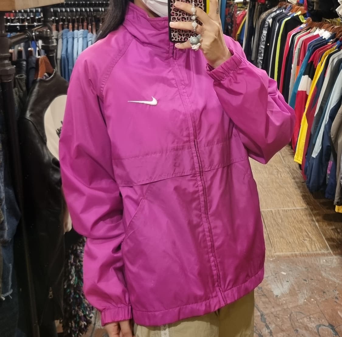 [Hi] 나이키 바람막이 핑크 상품이미지3