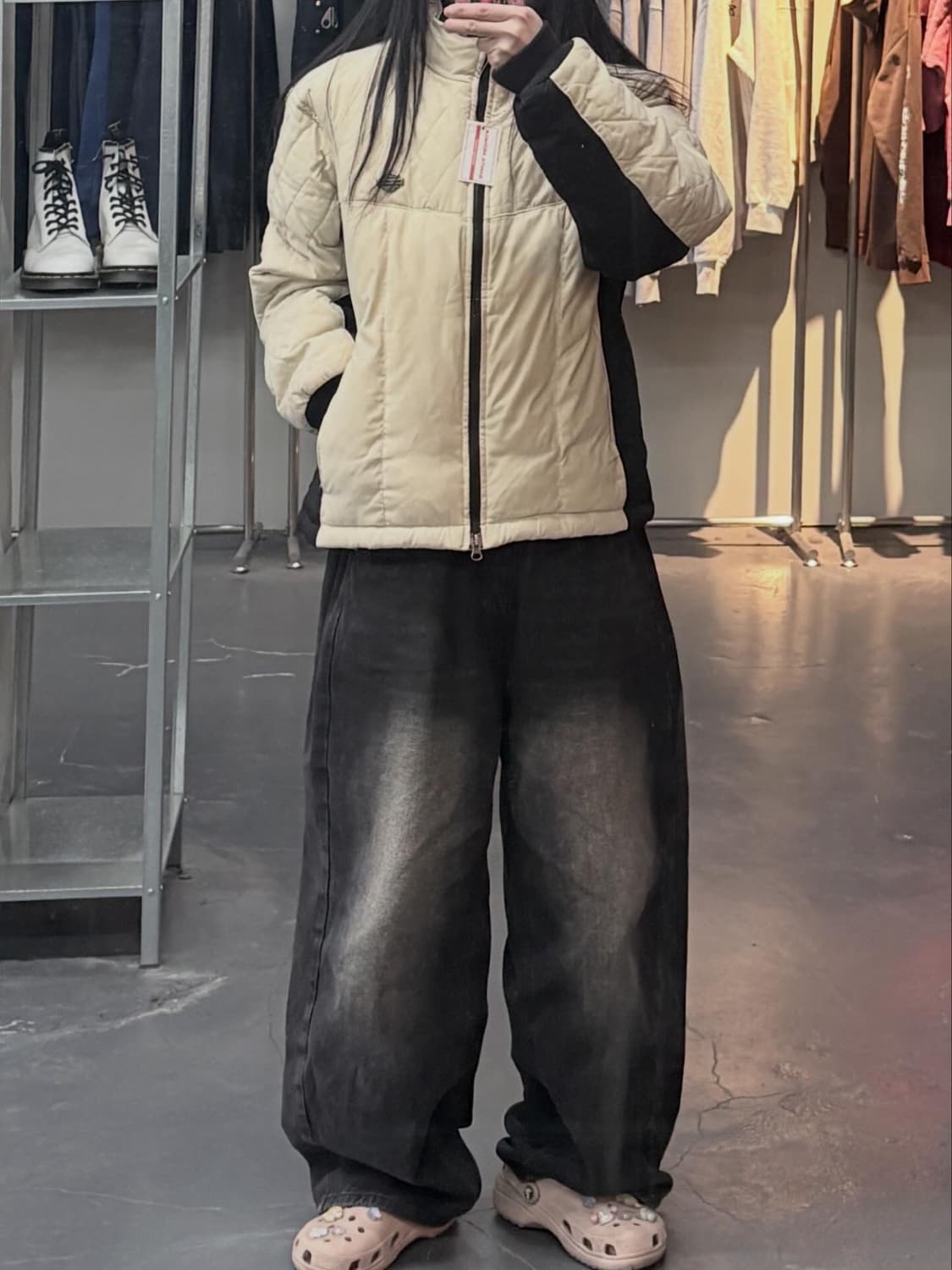 할리데이비슨 퀄팅 다운 페더 푸퍼 자켓 A3554 상품이미지1