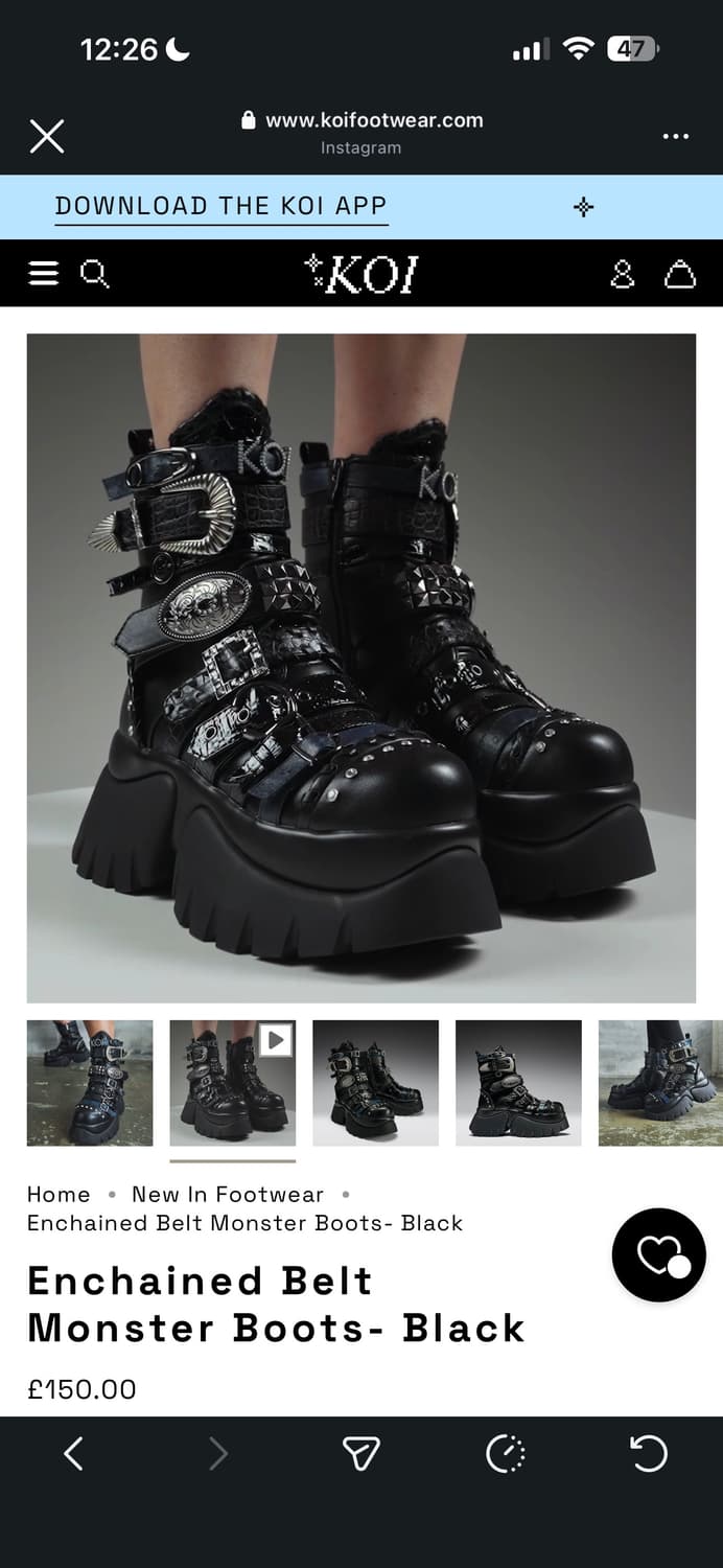 koifootwear belt boots 상품이미지1