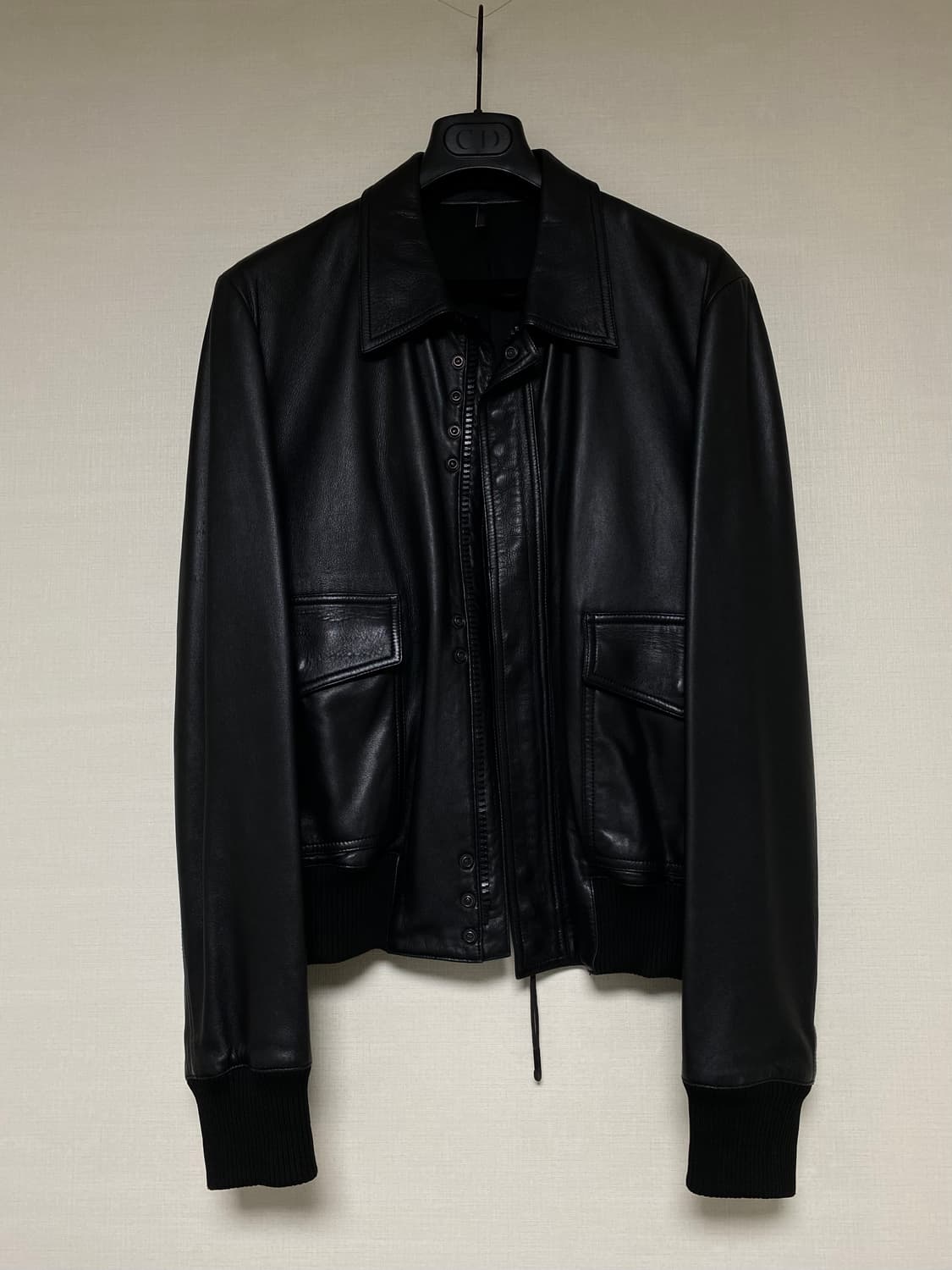 2004S/S Dior HOMME 'STRIP' LEATHERJUMPER 상품이미지3