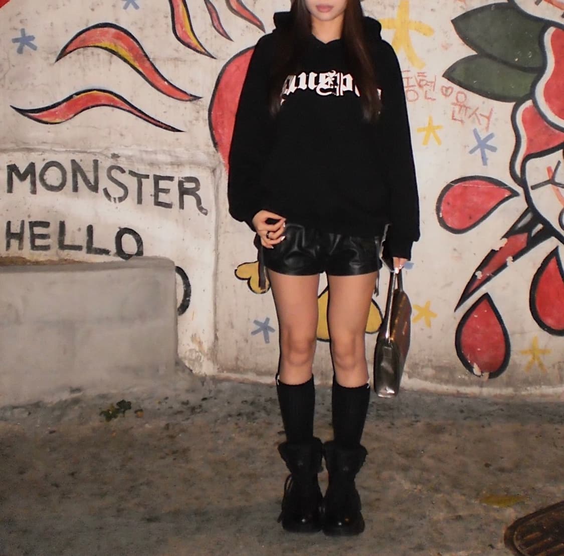 yeel PLATFORM BOOTS SNEAKERS BLACK 상품이미지4