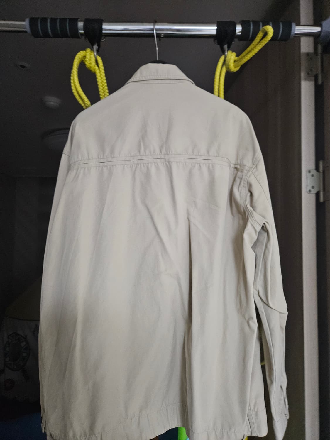 라코스테 베이지 면 자켓/블루종 105 상품이미지4