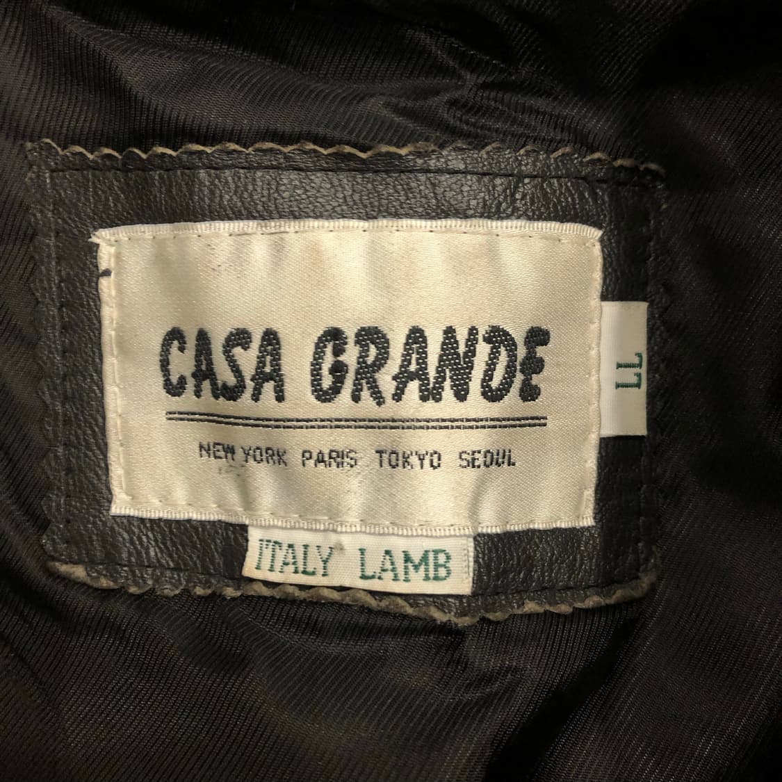 빈티지 양가죽 봄버 멀티포켓 레더 가죽 자켓 상품이미지6