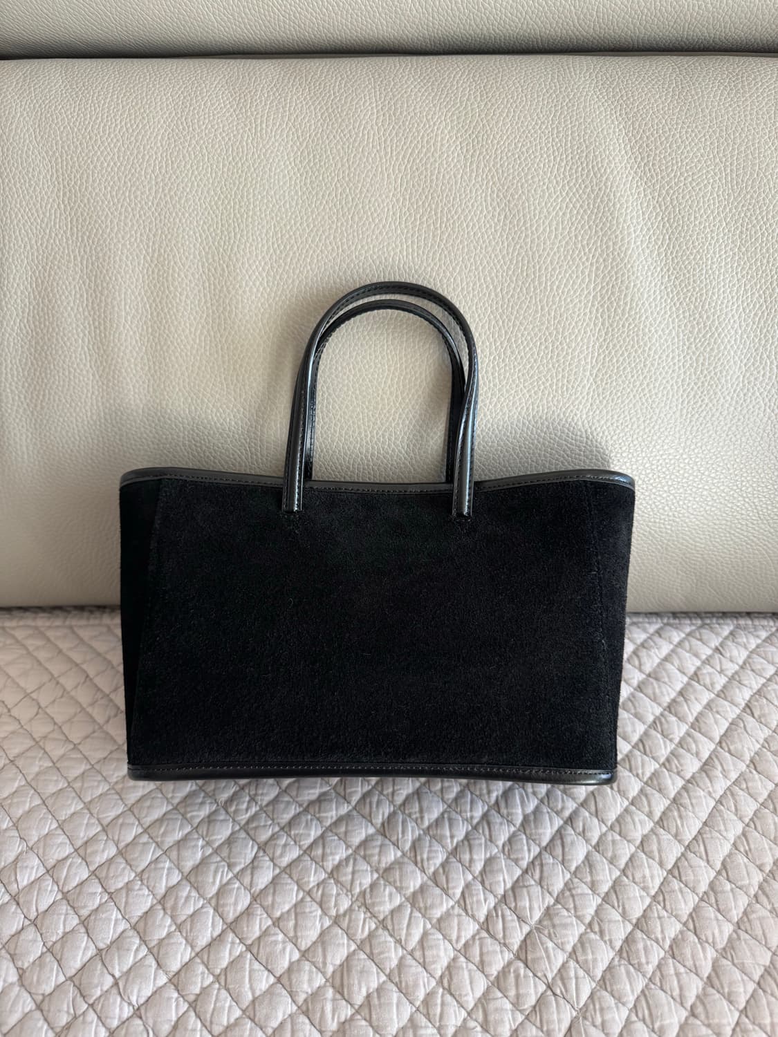 낫띵리튼 ain 아인백 스웨이드 블랙 상품이미지4