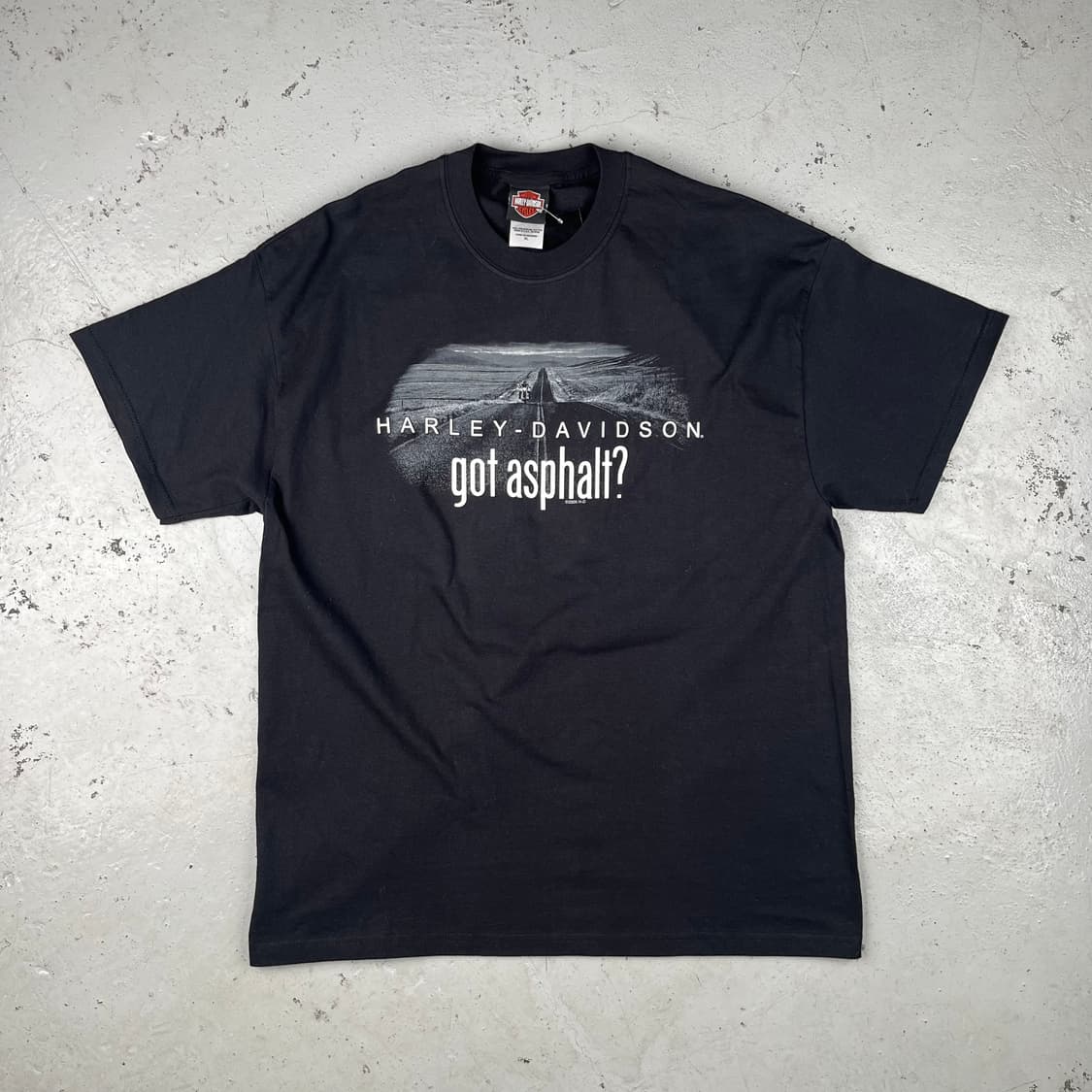 할리데이비슨 "got asphalt?" 티셔츠 (데드스탁급) 상품이미지2