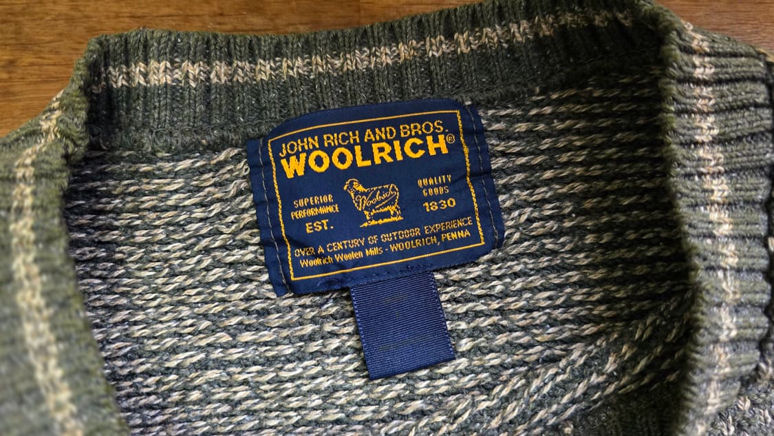 WOOLRICH 니트 Made In USA XXL 상품이미지2