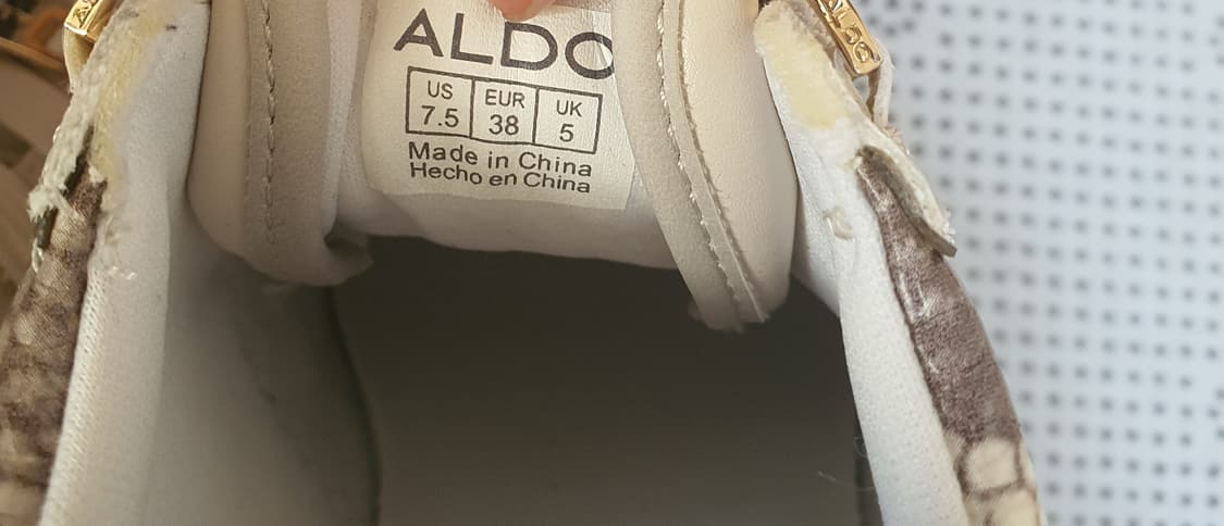 알도 키높이  스니커즈  새상품 미착용.240~245 상품이미지5