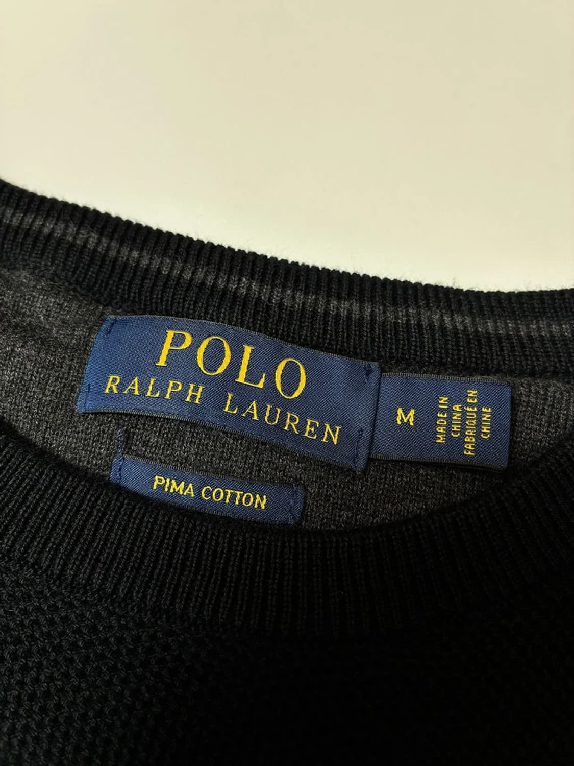 폴로 랄프로렌 자수 피마코튼 라운드 니트 PN8122 상품이미지6
