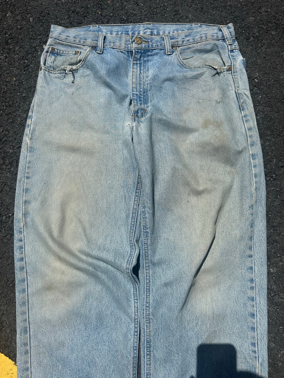 00’s Carhartt washed distressed denim  상품이미지9