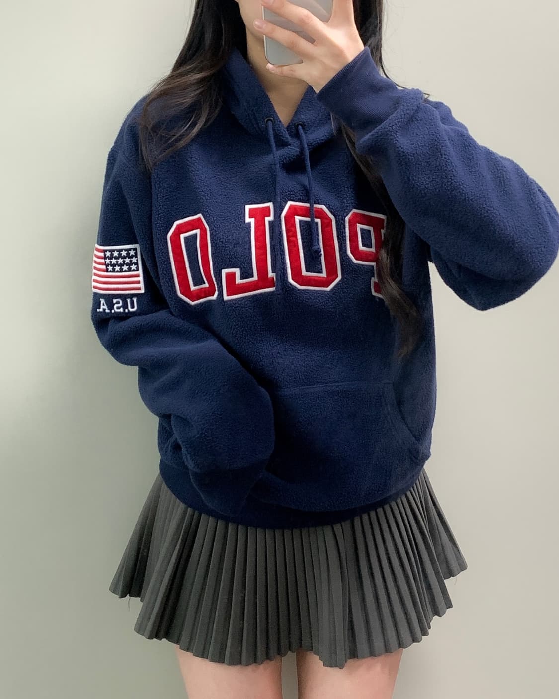 폴로 후리스 후드티 상품이미지1