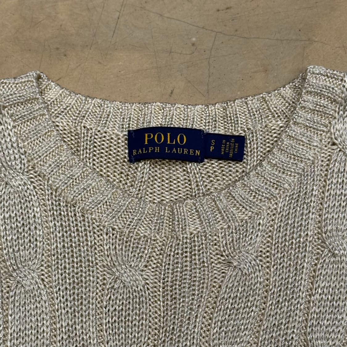 S 폴로랄프로렌 여성용 케이블 니트 상품이미지4