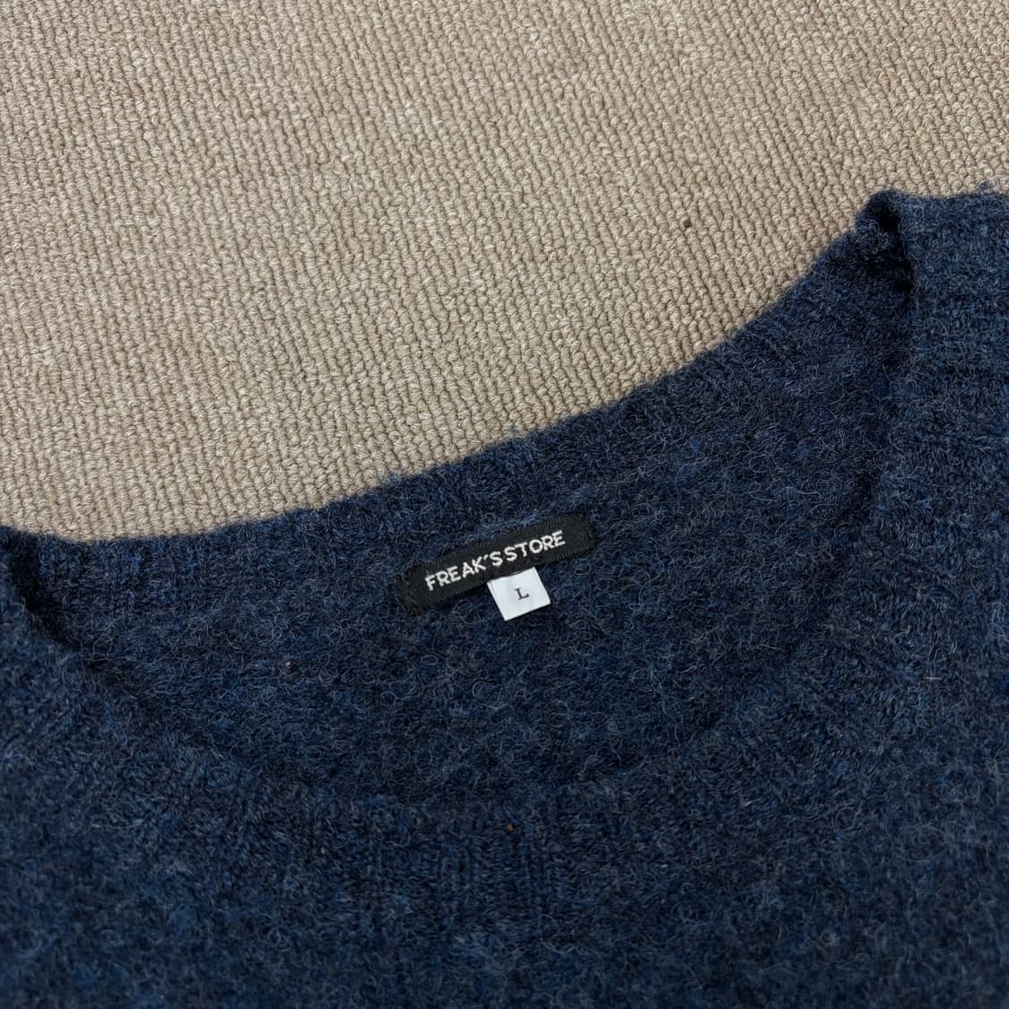 freaks store 프릭스스토어 스탠다드 부클 울니트 L 상품이미지2