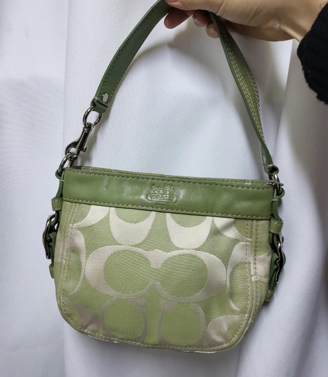 Coach 코치 시그니처 숄더백 그린티 상품이미지2