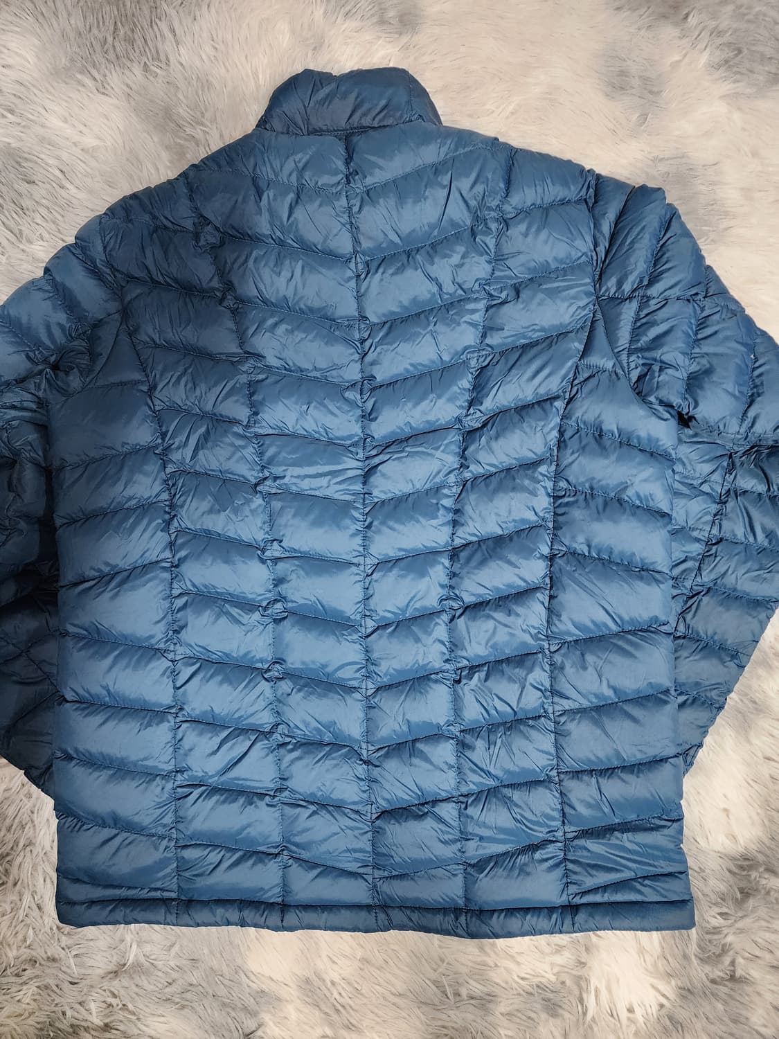 몽벨 제나 경량 패딩 자켓 블루 상품이미지2