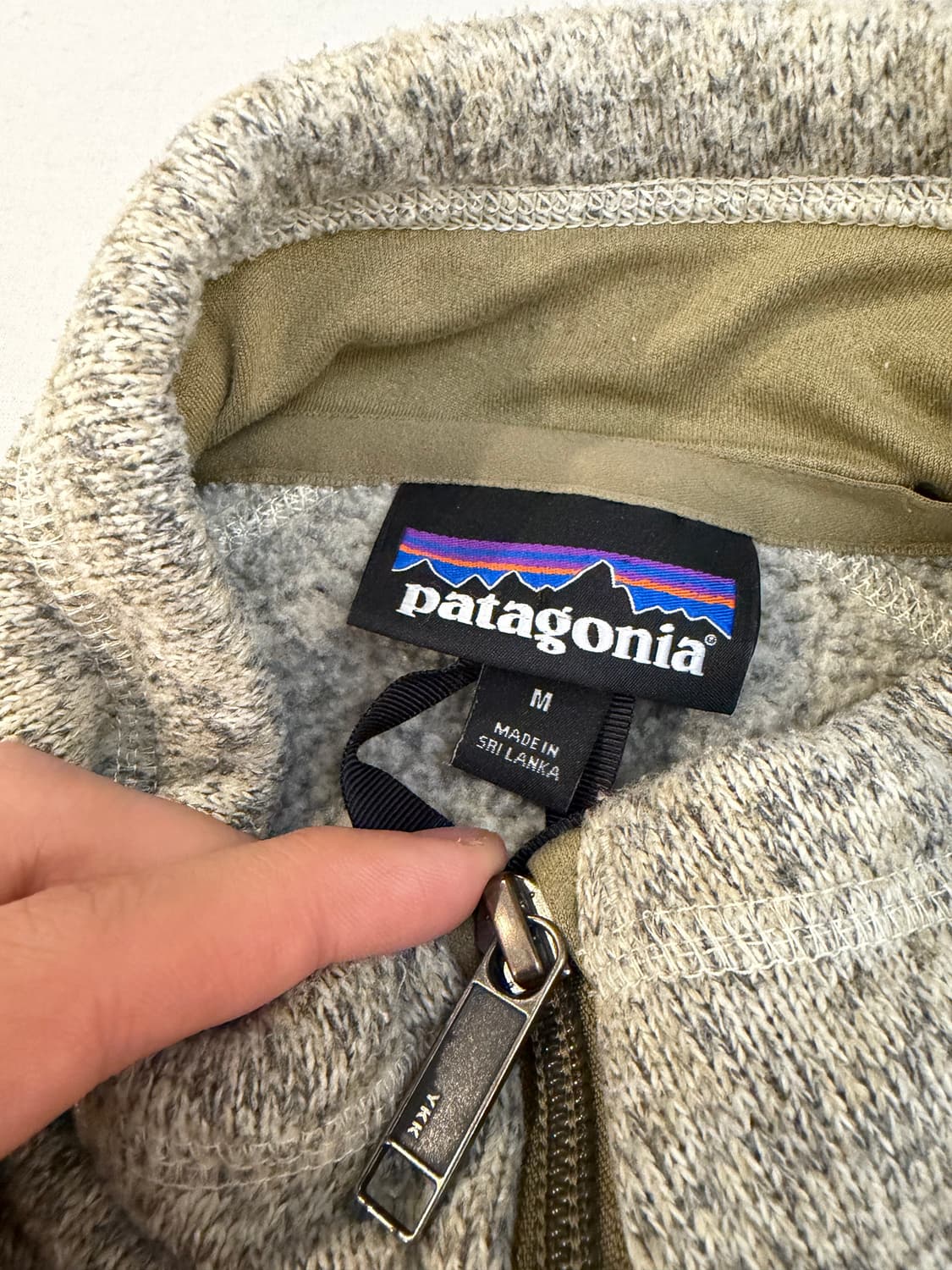 파타고니아 베터 스웨터 플리스 라이트 카키 상품이미지4